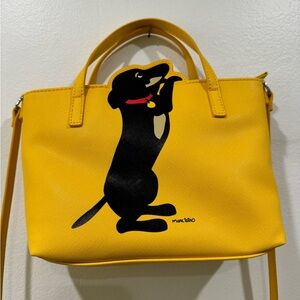 Marc Tetro 🤩💛⭐️ Yellow Dachshund Crossbody Purse